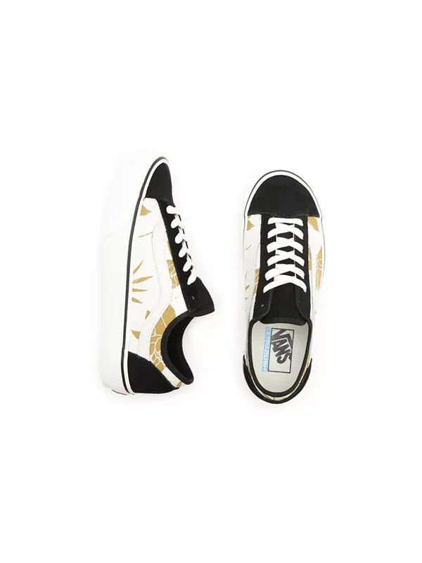 Кроссовки island floral style 36 decon sf 'black white brown' Vans — изображение 4 из 4, черный/белый/коричневый