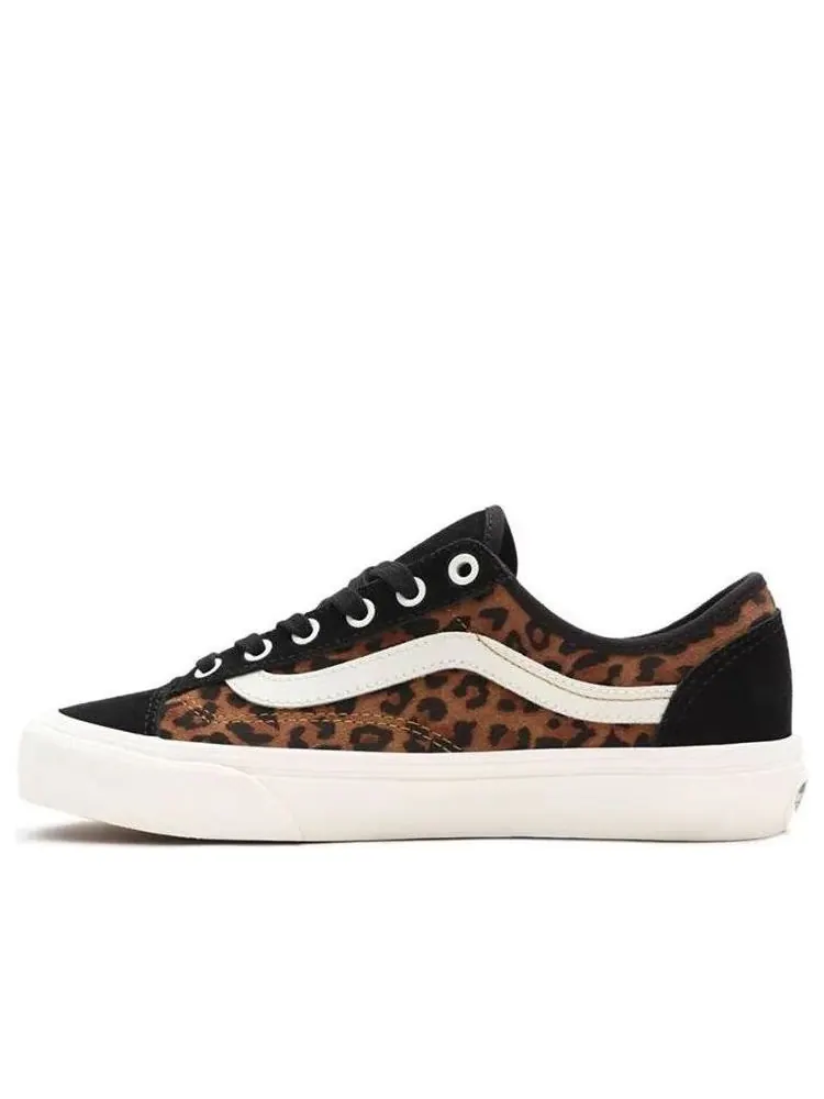 Кеды Vans Suede Leopard Style 36 Deconstructions SF Shoes Brown — изображение 1 из 5, леопардовый