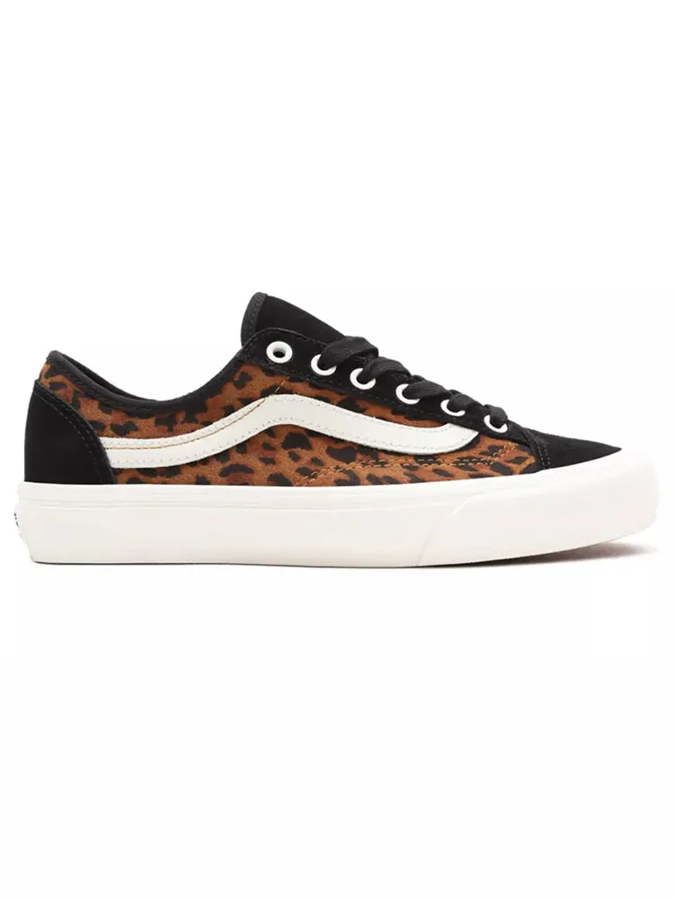 Кеды Vans Suede Leopard Style 36 Deconstructions SF Shoes Brown — изображение 2 из 5, леопардовый