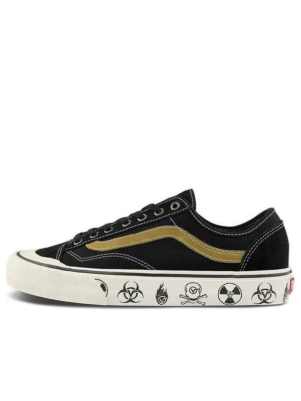 Кроссовки style 36 decon sf 'dark aloha' Vans — изображение 1 из 4, черный/желтый