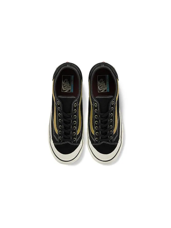 Кроссовки style 36 decon sf 'dark aloha' Vans — изображение 3 из 4, черный/желтый