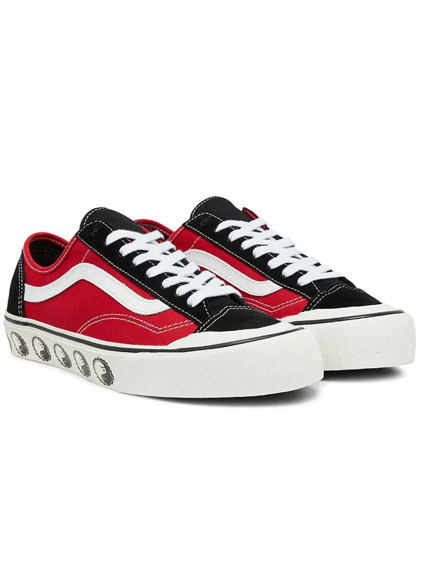 Кроссовки dane reynolds x style 36 'black red' Vans — изображение 3 из 4, черный/красный