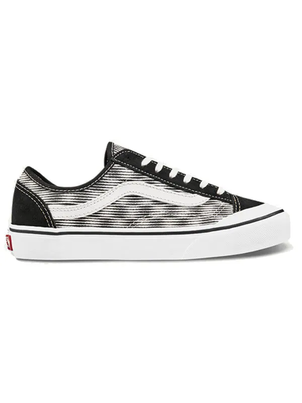 Кроссовки style 36 decon sf 'hemp blur checkerboard' Vans — изображение 2 из 4, черный белый