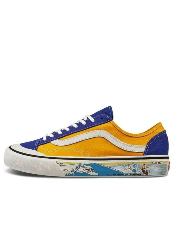 Кроссовки style 36 decon sf 'salt wash' Vans — изображение 1 из 4, синий/оранжевый