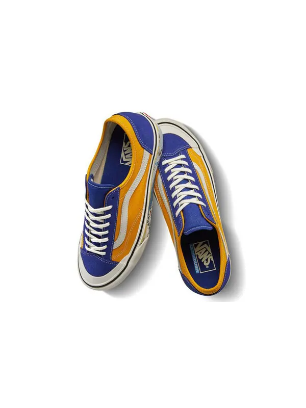 Кроссовки style 36 decon sf 'salt wash' Vans — изображение 4 из 4, синий/оранжевый