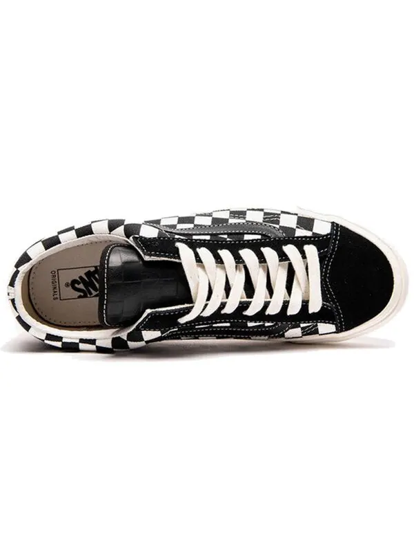 Кроссовки x modernica style 36 lx 'checkerboard' vn0a3mvmvqi Vans — изображение 4 из 4, черный