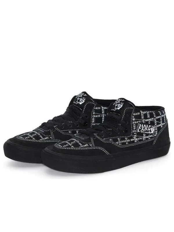 Кроссовки supreme x half cab pro '92 'logo pattern - black' Vans — изображение 1 из 1, черный