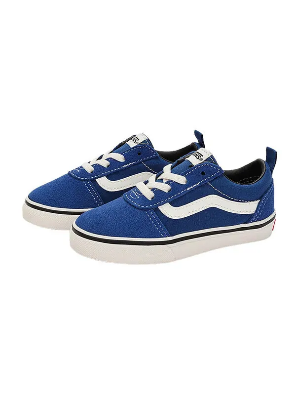 Кроссовки slip-on v 'blue white' Vans — изображение 2 из 4, синий/белый