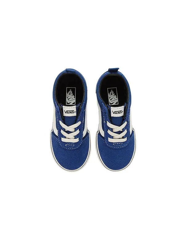 Кроссовки slip-on v 'blue white' Vans — изображение 3 из 4, синий/белый