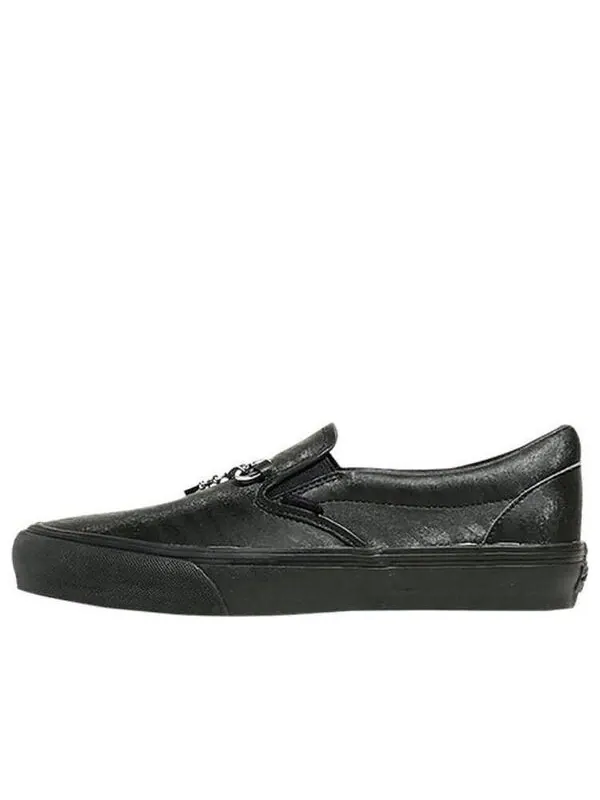 Кроссовки vault classic slip-on v x needles Vans — изображение 1 из 2, черный/черный