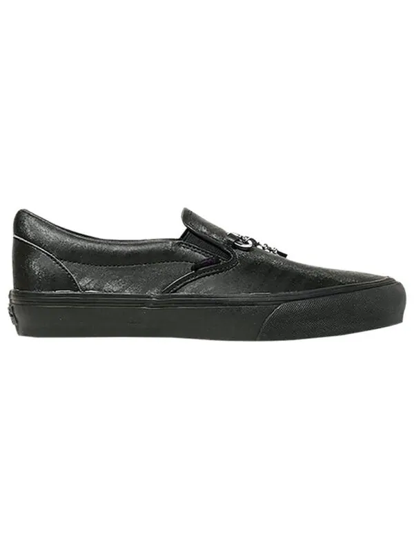 Кроссовки vault classic slip-on v x needles Vans — изображение 2 из 2, черный/черный