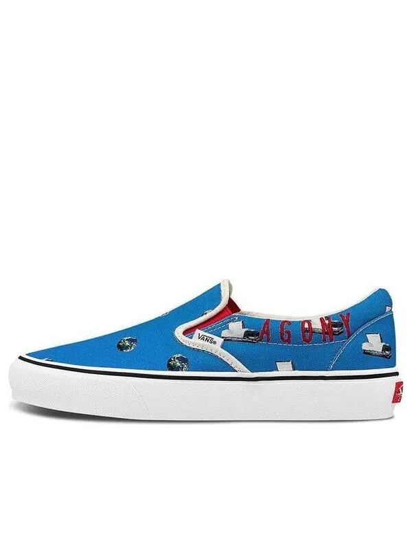 Кроссовки cali thornhill dewitt x vault classic slip-on lx 'blue crisis actor' Vans — изображение 1 из 4, синий