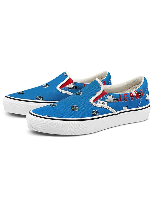 Кроссовки cali thornhill dewitt x vault classic slip-on lx 'blue crisis actor' Vans — изображение 2 из 4, синий