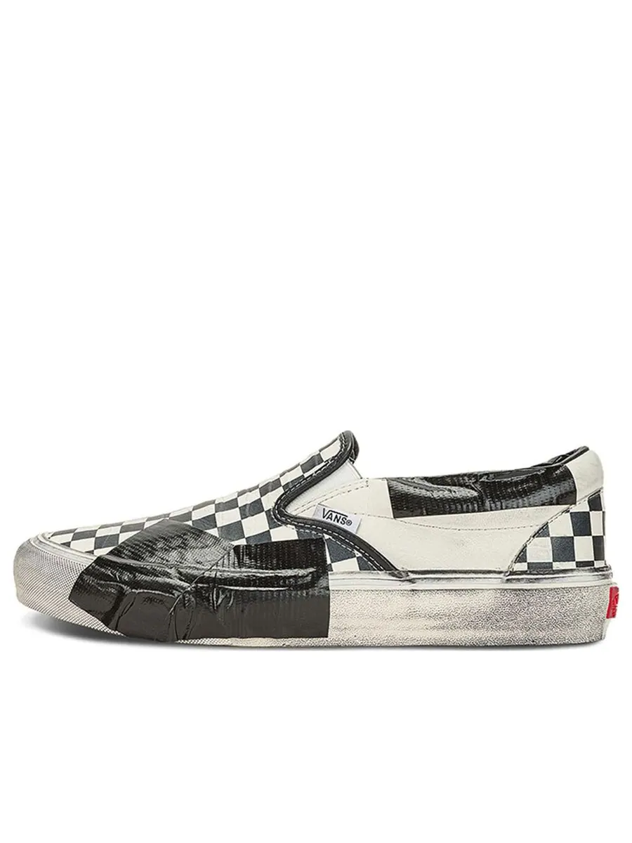 Кроссовки Vans Classic Slip-On VLT LX 'Lux Duct Checkerboard' — изображение 1 из 4, черный