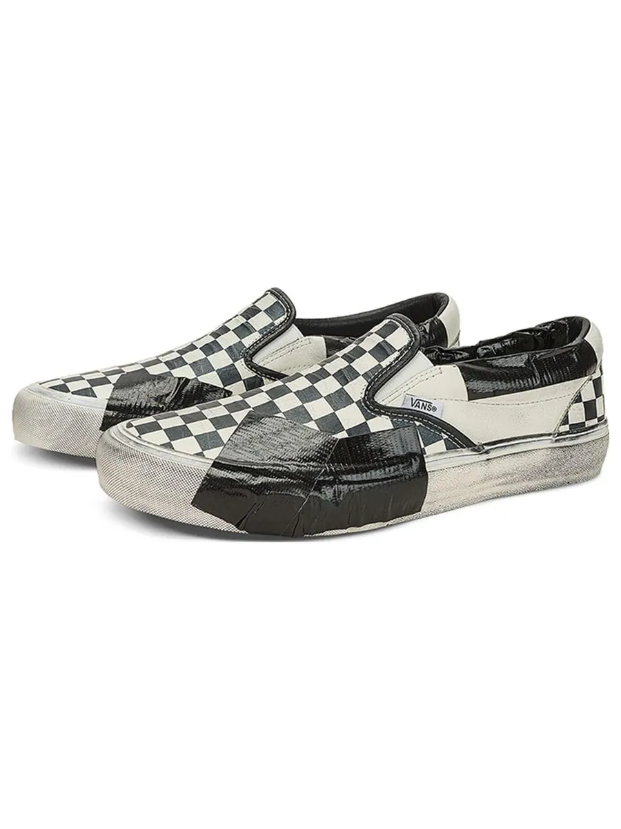 Кроссовки Vans Classic Slip-On VLT LX 'Lux Duct Checkerboard' — изображение 2 из 4, черный