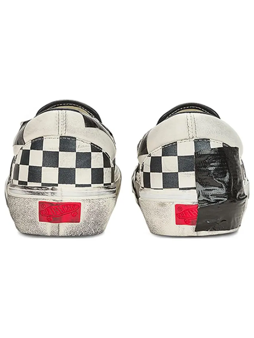 Кроссовки Vans Classic Slip-On VLT LX 'Lux Duct Checkerboard' — изображение 4 из 4, черный