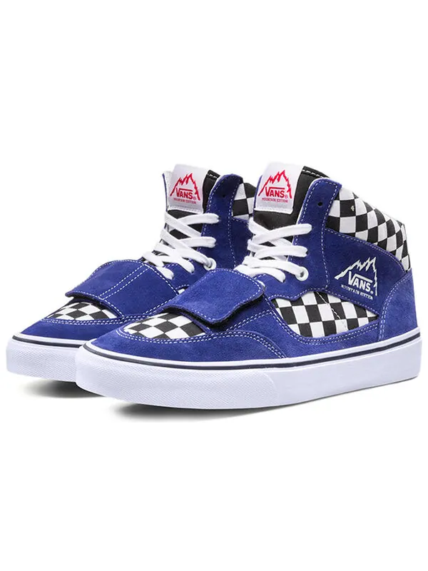 Кроссовки mountain edition 'blue black checkerboard' Vans — изображение 2 из 4, синий/черный/белый
