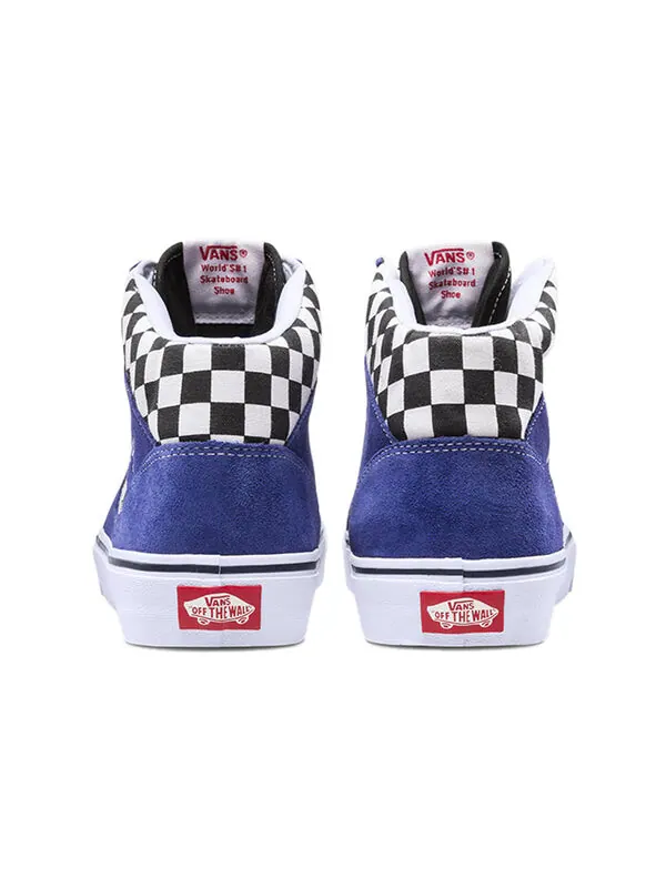 Кроссовки mountain edition 'blue black checkerboard' Vans — изображение 4 из 4, синий/черный/белый