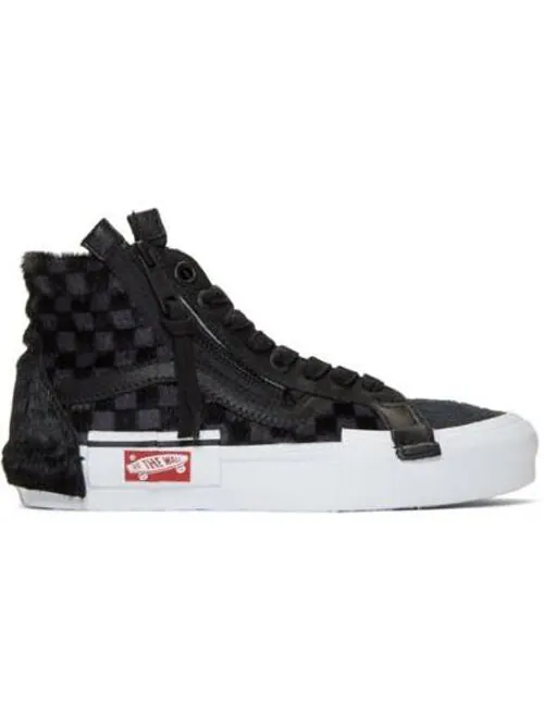 Кроссовки Vans SK8-HI CAP LX 'Black Pony' — изображение 2 из 4, черный