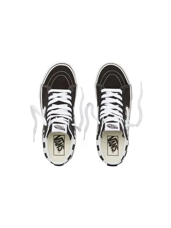 Кроссовки sk8-hi platform 2.0 'checkerboard - black white' Vans — изображение 4 из 4, черный