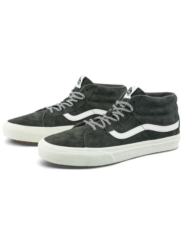 Кроссовки sk8-mid reissue ghillie mte 'green white' Vans — изображение 2 из 4, зеленый/белый