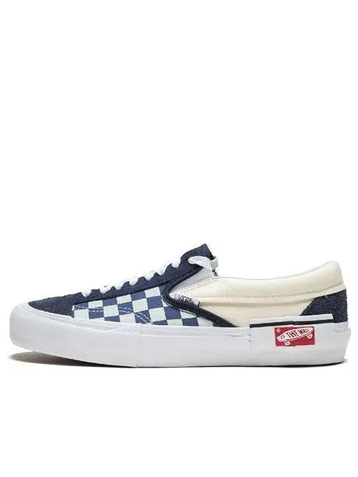 Кроссовки slip-on cap lx 'dress blues' Vans — изображение 1 из 4, синий/белый