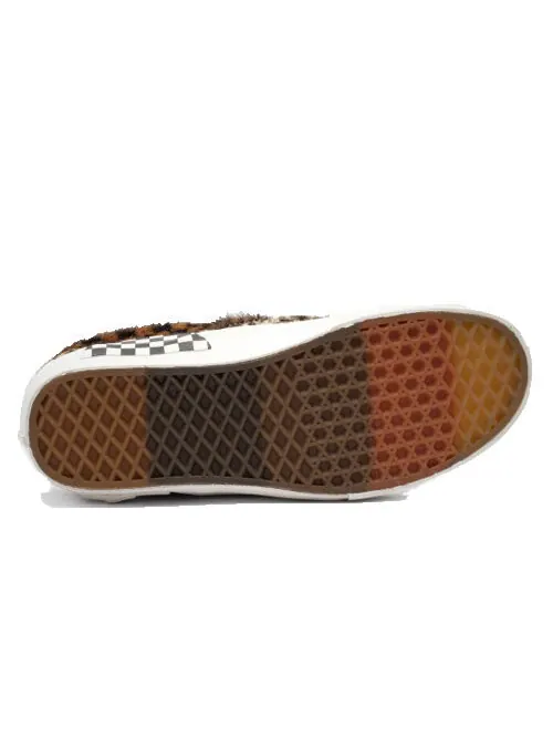Кроссовки slip-on cap lx 'multi pony hair' vn0a3tksvso Vans — изображение 4 из 4, коричневый