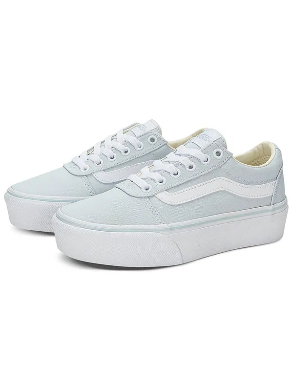 Кроссовки ward 'light blue' Vans — изображение 3 из 4, белый/синий