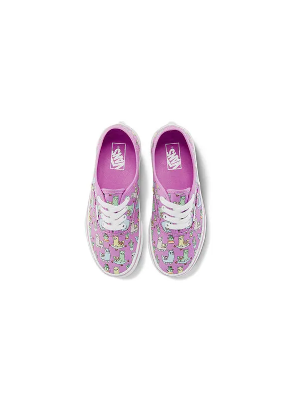 Кроссовки authentic k shoes purple Vans — изображение 3 из 4, фиолетовый