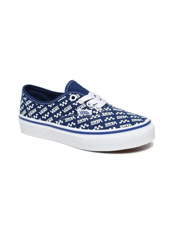 Кроссовки logo repeat authentic kids blue Vans — изображение 2 из 4, синий