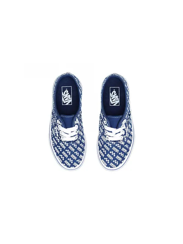 Кроссовки logo repeat authentic kids blue Vans — изображение 3 из 4, синий