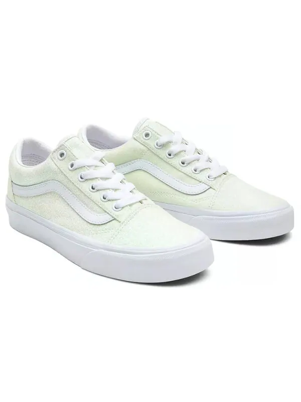 Кроссовки old skool 'uv glitter' Vans — изображение 3 из 4, зеленый
