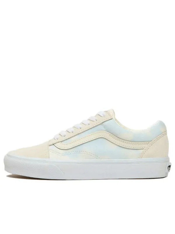Кроссовки old skool 'bleach wash - ballad blue' Vans — изображение 1 из 4, белый/синий