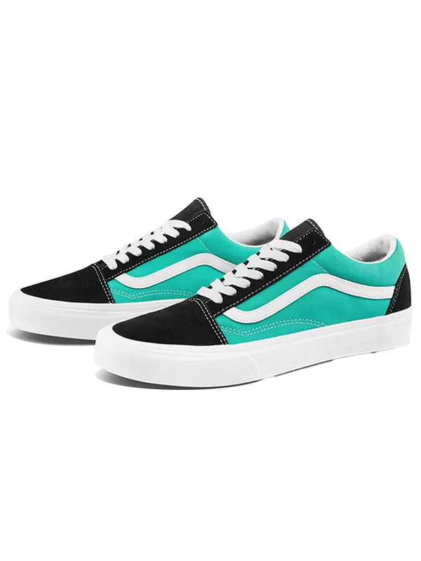 Кроссовки old skool 'classic sport - black waterfall' Vans — изображение 2 из 4, синий/черный/белый
