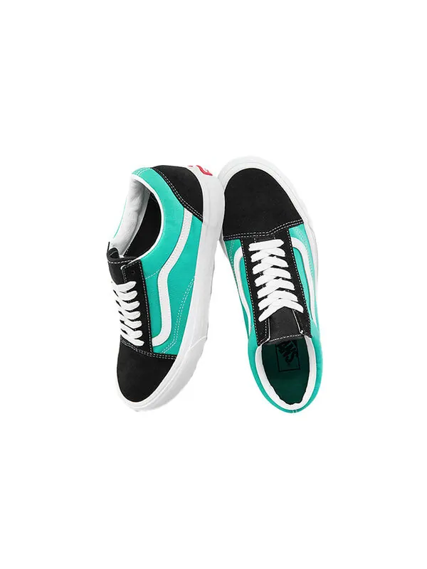 Кроссовки old skool 'classic sport - black waterfall' Vans — изображение 4 из 4, синий/черный/белый