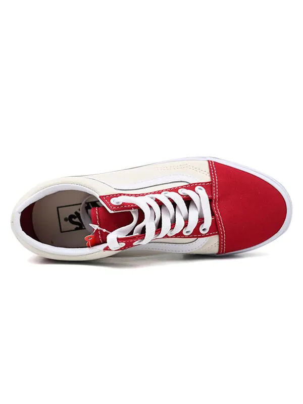 Кроссовки old skool 'classic sport - chili pepper' Vans — изображение 4 из 4, белый/красный