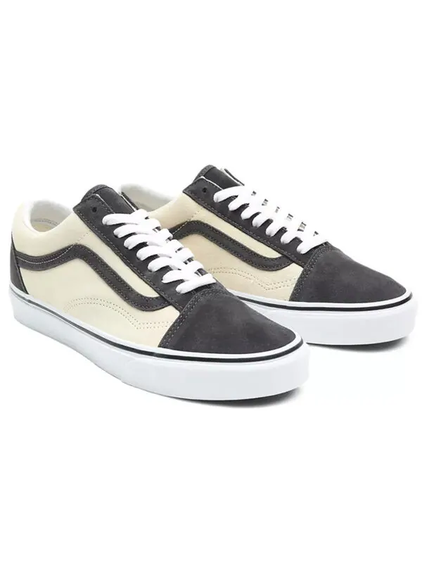Кроссовки 2tone suede old skool 'gray white' Vans — изображение 3 из 4, серый/белый