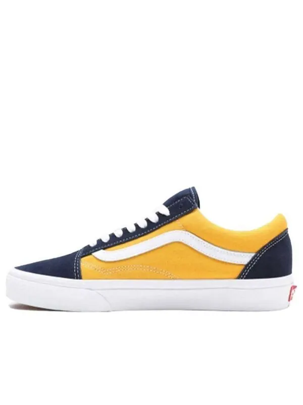 Кроссовки old skool 'classic sport - dress blues saffron' Vans — изображение 1 из 4, синий/желтый/белый