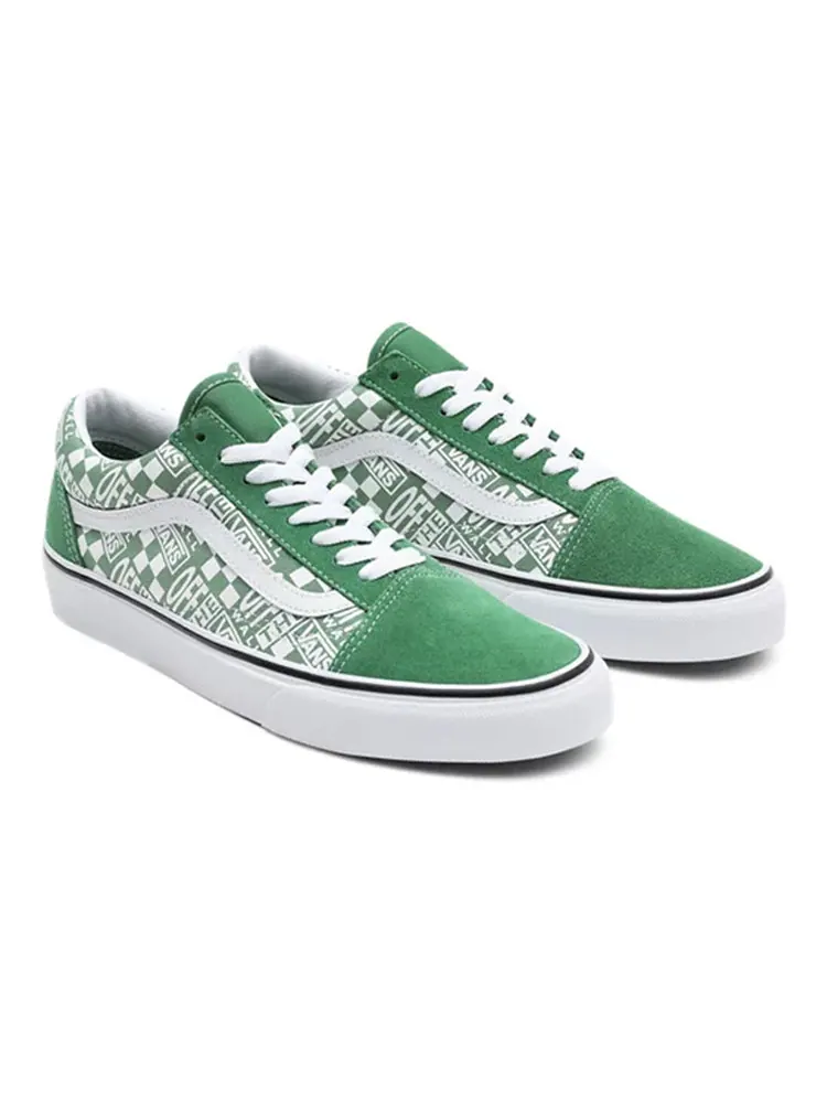 Кеды Vans Old Skool 'Off The Wall - Green' — изображение 3 из 4, зеленый