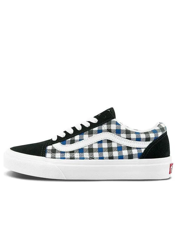 Кроссовки old skool spring daze white/gingham/black Vans — изображение 1 из 4, черный