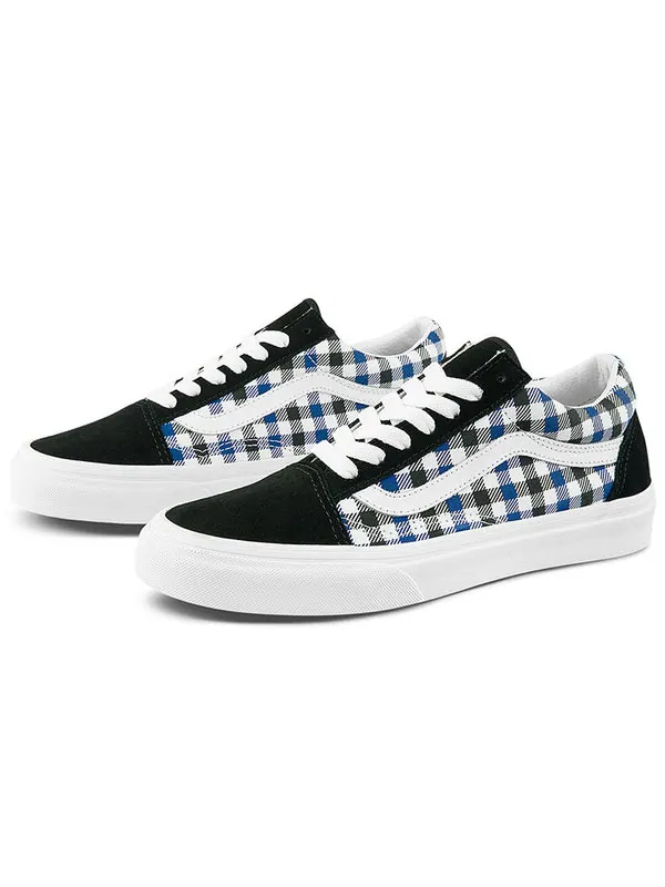 Кроссовки old skool spring daze white/gingham/black Vans — изображение 2 из 4, черный