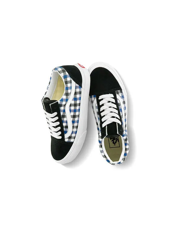 Кроссовки old skool spring daze white/gingham/black Vans — изображение 4 из 4, черный