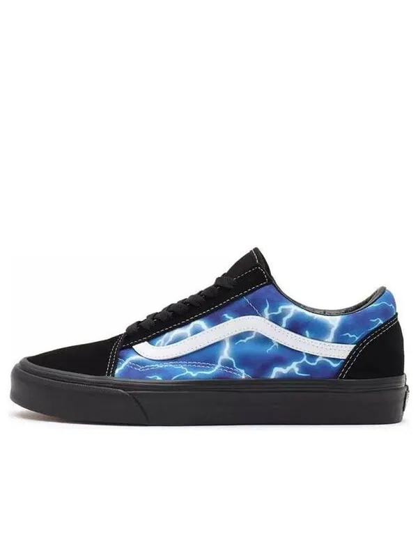 Кроссовки old skool 'lightning - blue' Vans — изображение 1 из 4, черный/синий