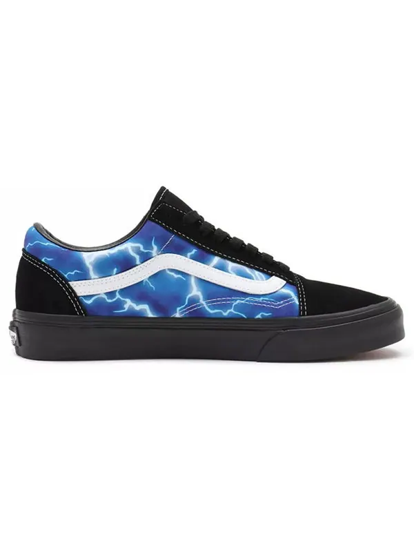 Кроссовки old skool 'lightning - blue' Vans — изображение 2 из 4, черный/синий