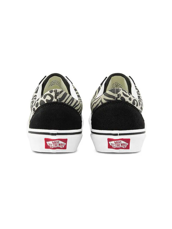 Кроссовки old skool 'safari multi' Vans — изображение 4 из 4, черный/белый