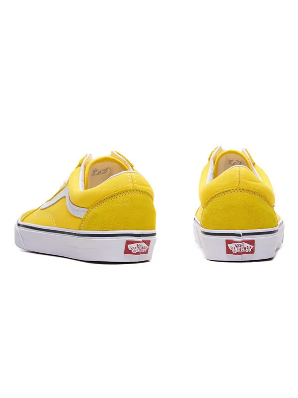 Кроссовки old skool 'cyber yellow' Vans — изображение 3 из 4, белый