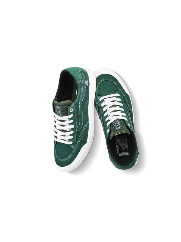 Кроссовки berle pro retro low tops casual skateboarding shoes green Vans — изображение 4 из 4, зеленый