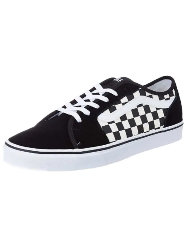 Кроссовки filmore decon checkboard 'black white' Vans — изображение 2 из 4, черный/белый