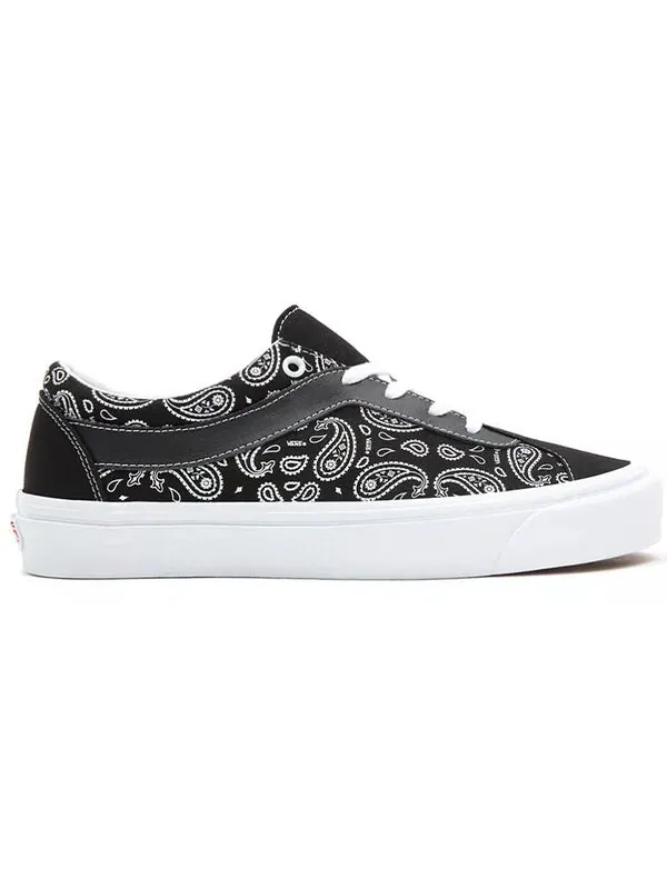 Кроссовки bold ni 'paisley - black' Vans — изображение 2 из 4, черный/белый