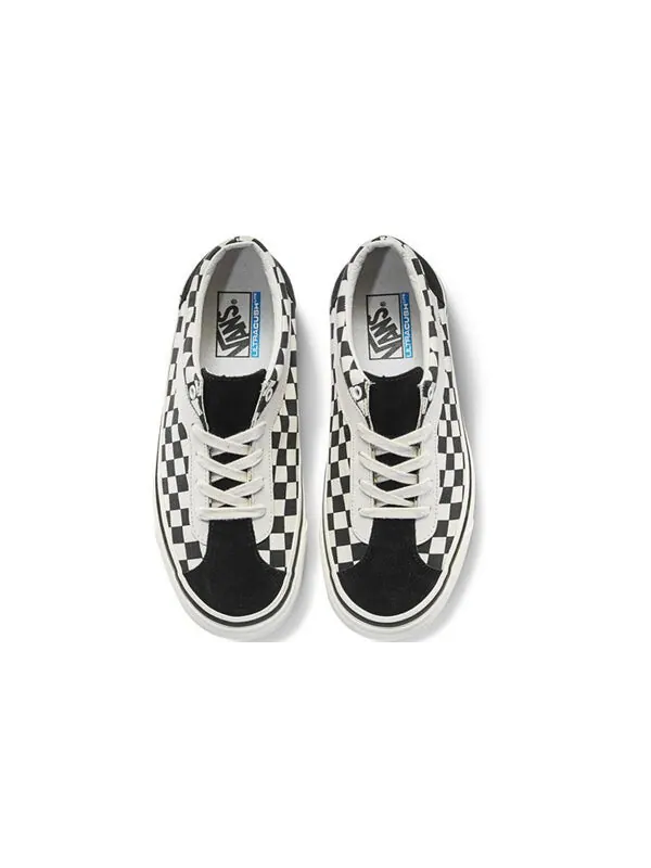 Кроссовки bold ni checkerboard 'black marshmallow' Vans — изображение 3 из 4, черный